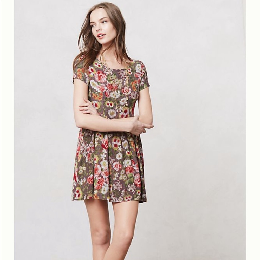 Anthropologie Sam + Lavi Botanic Swing Dress